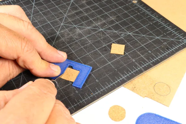 Cutting Out Cork Square